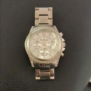 Silver watch